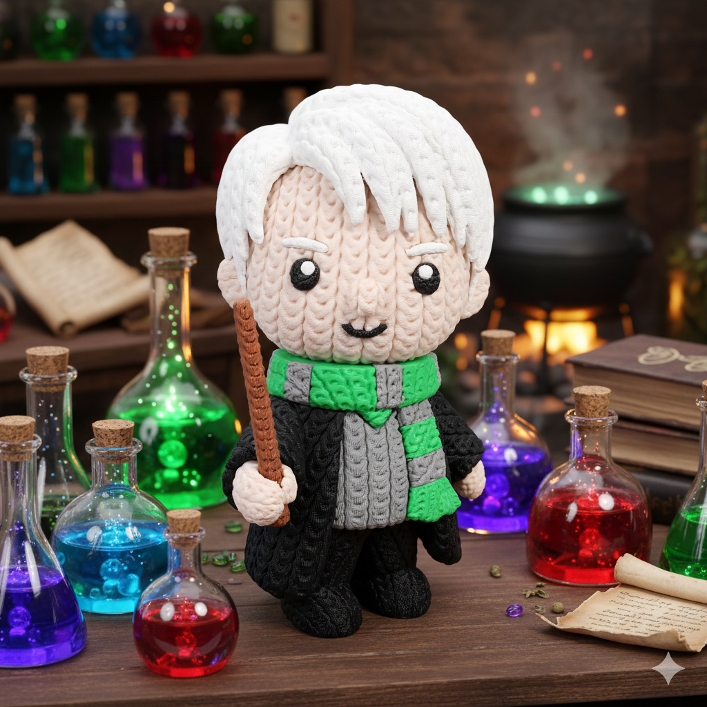 Potterverse Draco Malfoy Knitted - Crochet
