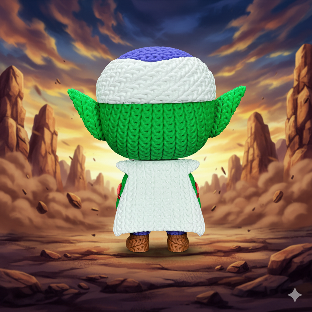 Dragon Ball Z Piccolo Knitted - Crochet