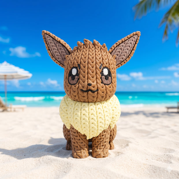 Pokemon Eevee - Knitted Crochet