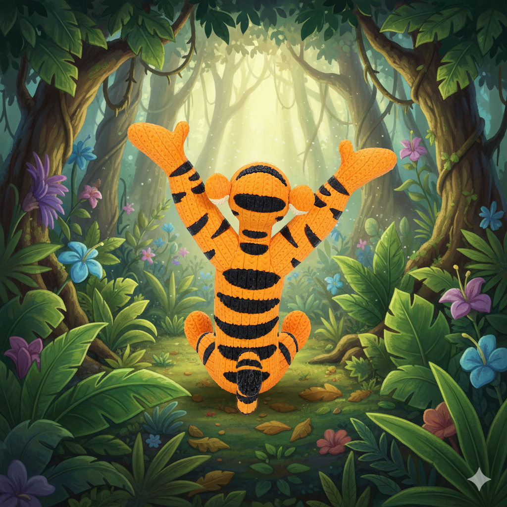 Winnie The Pooh Tigger Knitted - Crochet