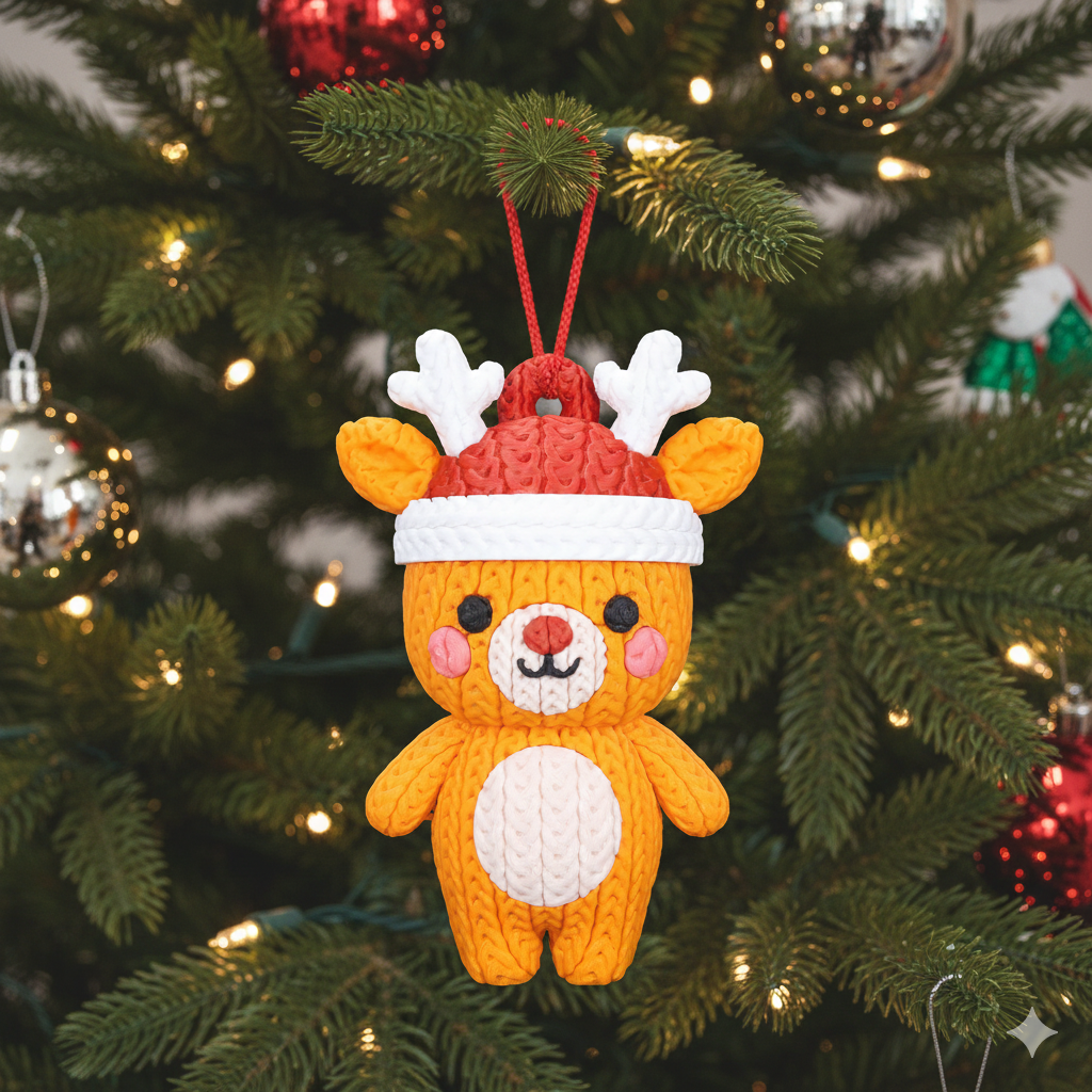 Christmas Ornaments Knitted - Crochet