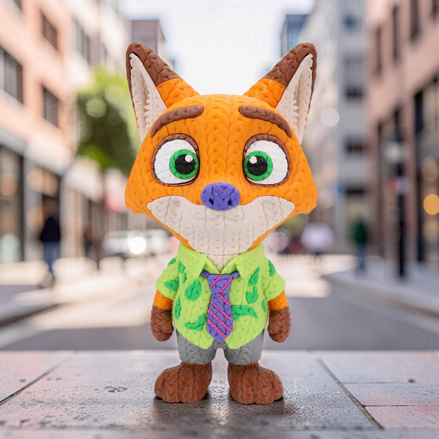 Zootopia Nick Wilde Knitted - Crochet
