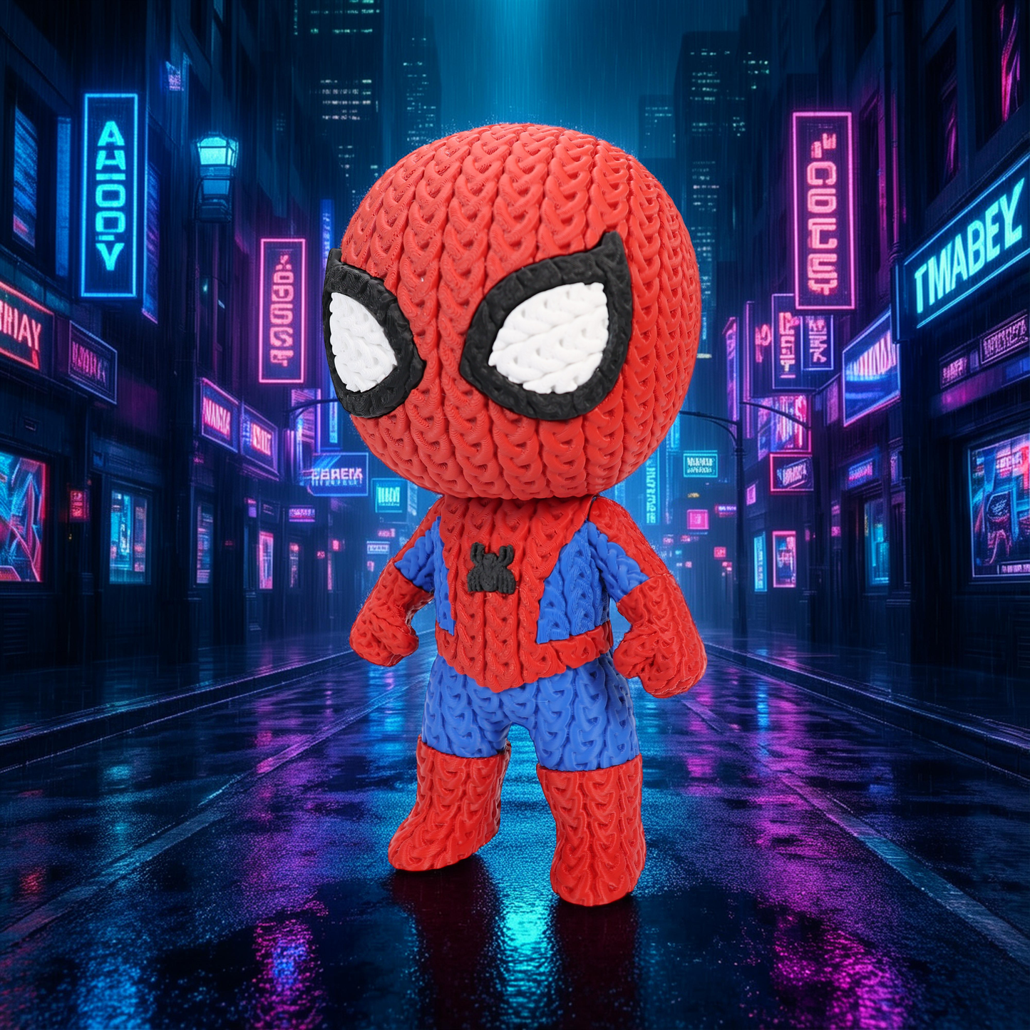 Marvel Classic Spider Man Knitted - Crochet