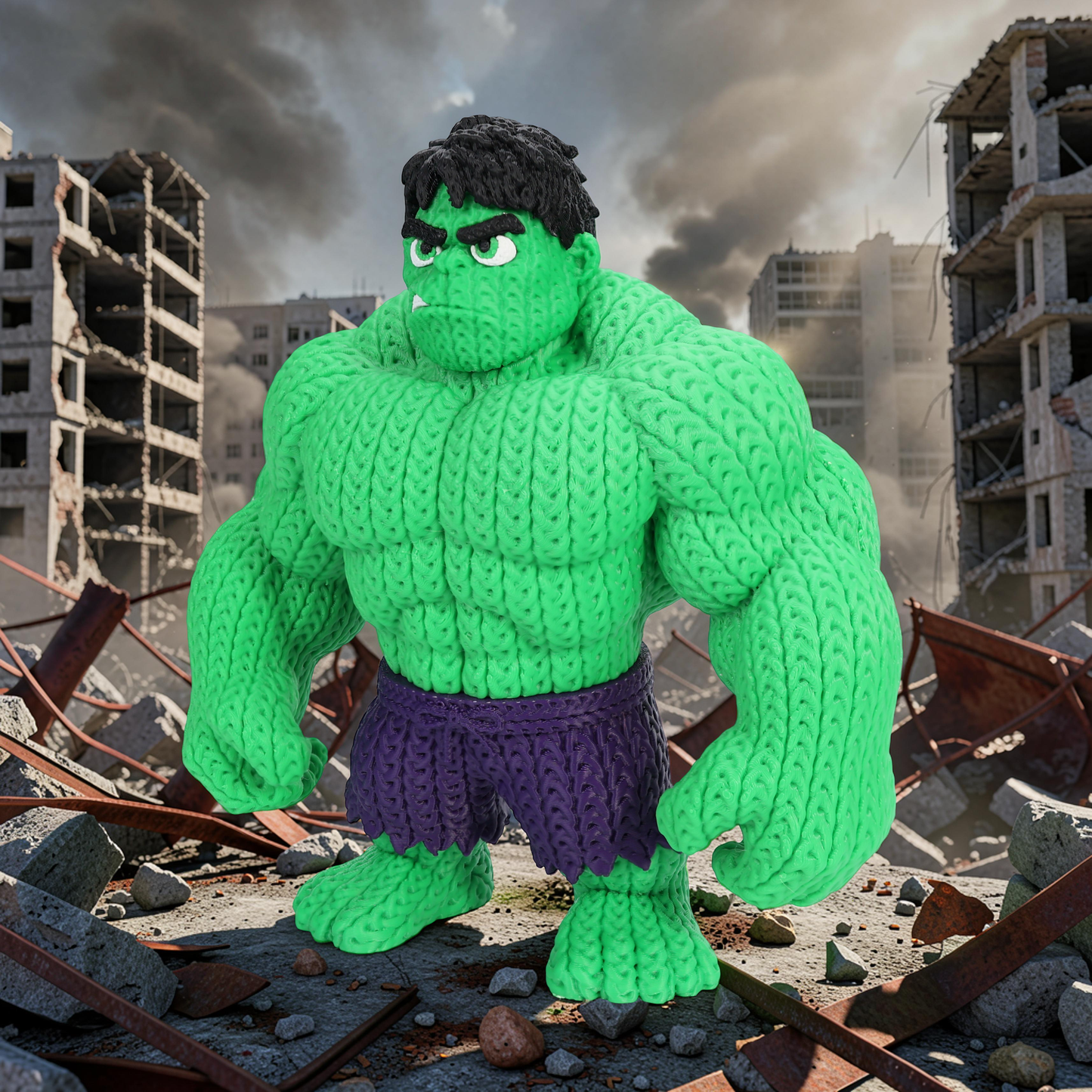 The Incredible Hulk Knitted - Crochet