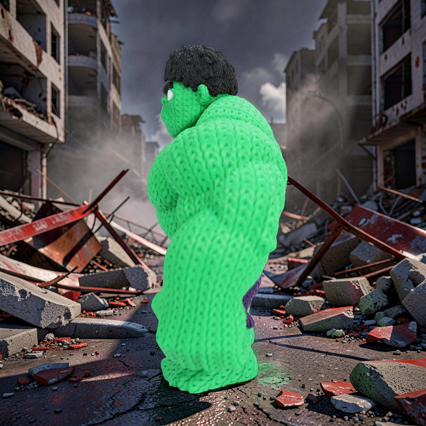 The Incredible Hulk Knitted - Crochet