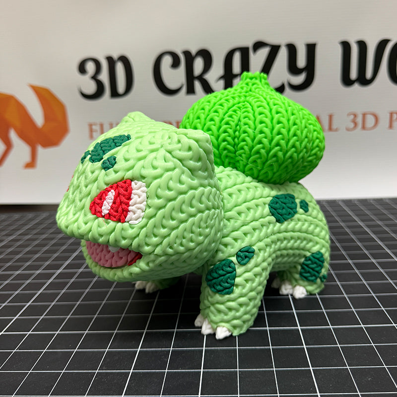 Pokemon Generation I - 8" Bulbasaur Knitted - Crochet