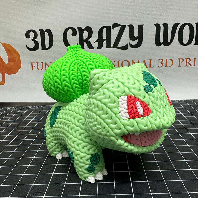 Pokemon Generation I - 8" Bulbasaur Knitted - Crochet