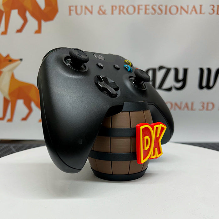 Donkey Kong DK Barrel Gaming Controller Holder