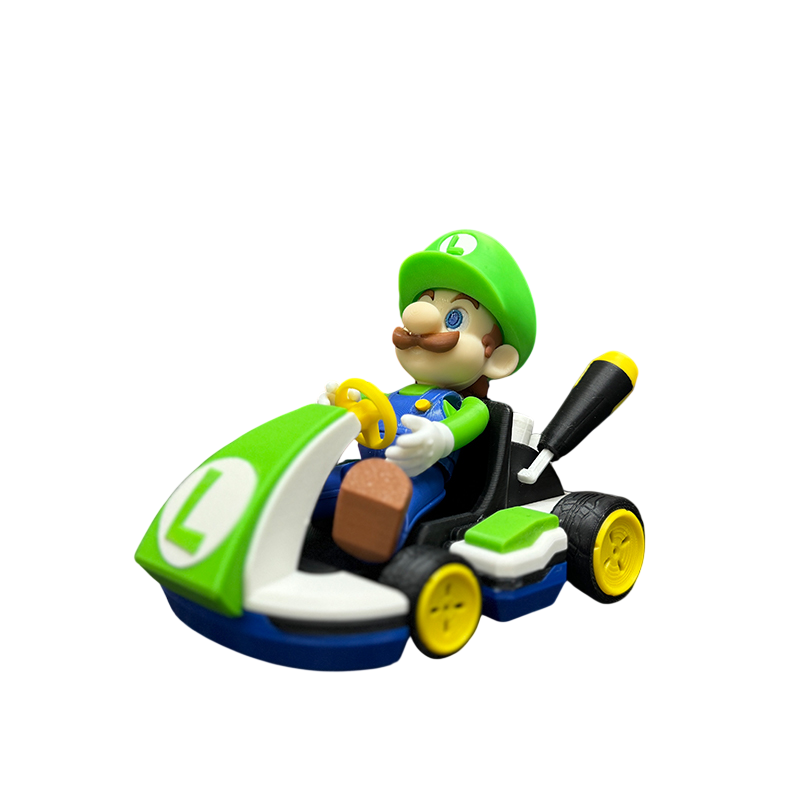 Mario Cart VIII Deluxe - 5" Luigi Cart