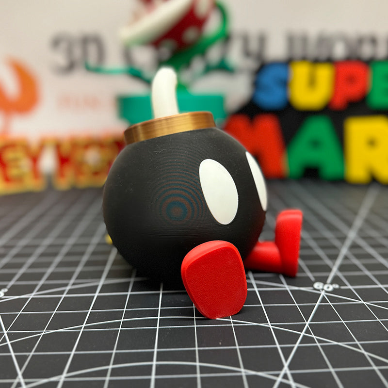 Super Mario Bros II - 7" Bob-Omb Clock