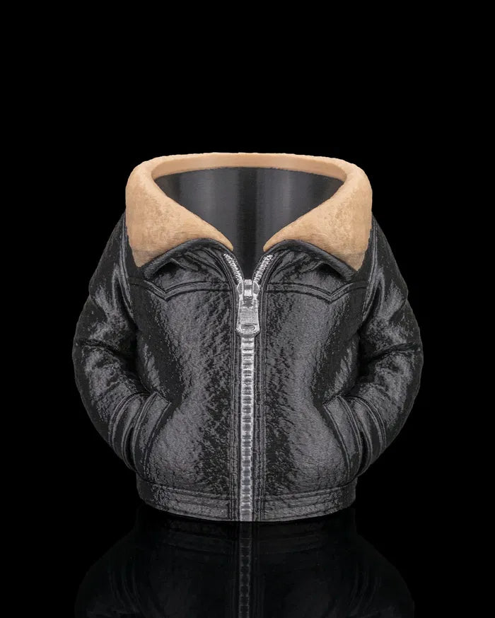 Leather Jacket - Can Holder