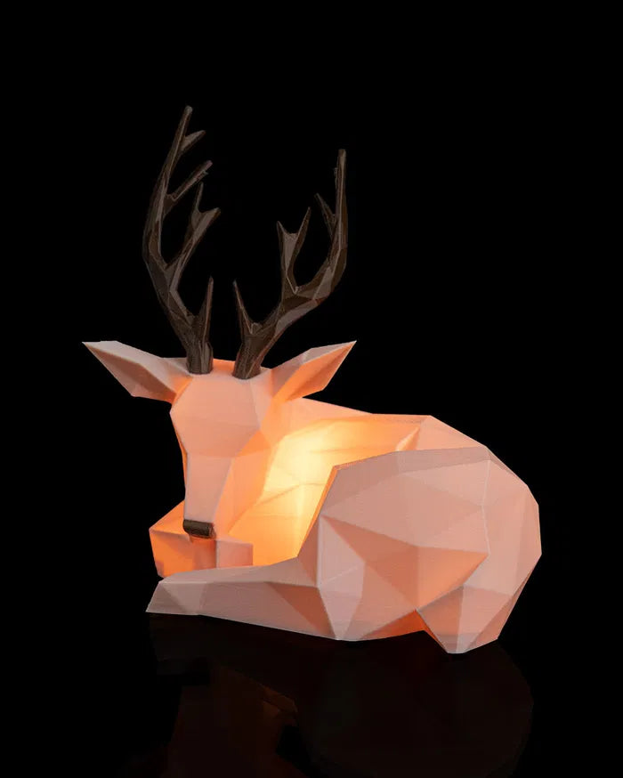 Low Poly Reindeer - Table Lamp