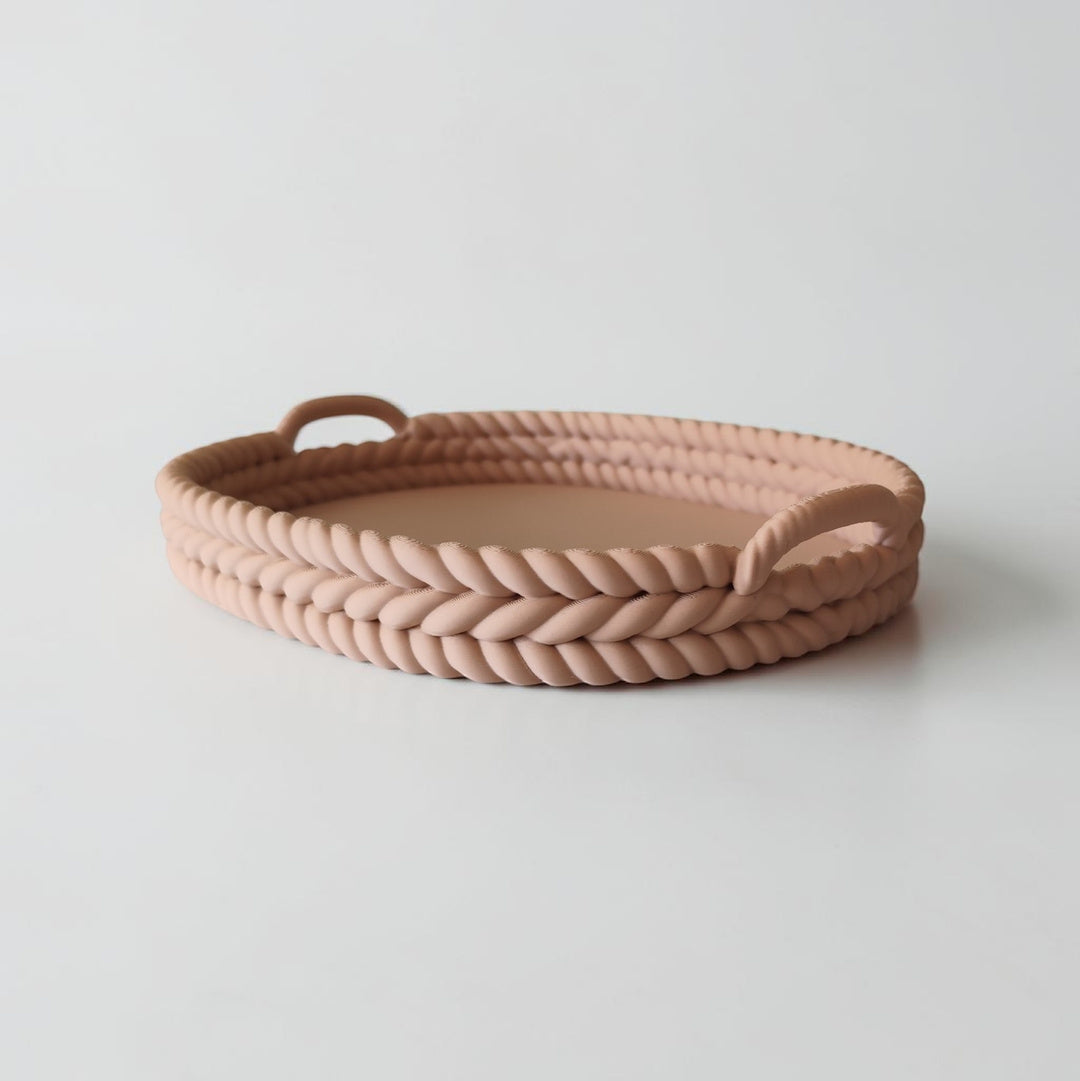 Natural-looking Rope Tray