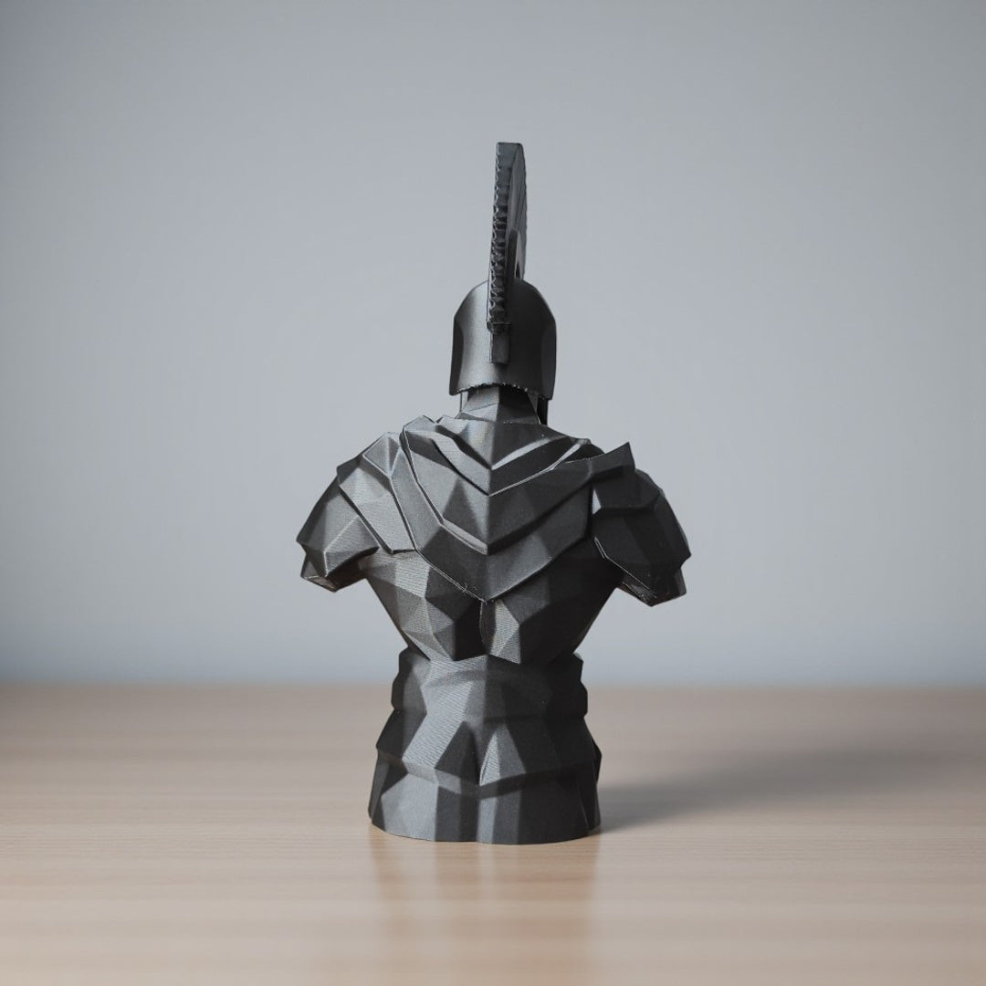 Low Poly Spartan Warrior Bust