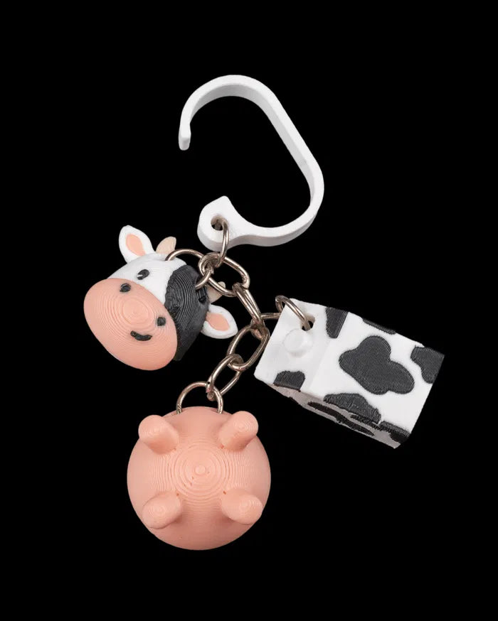 Udderly Thirsty - Straw Topper & Charm