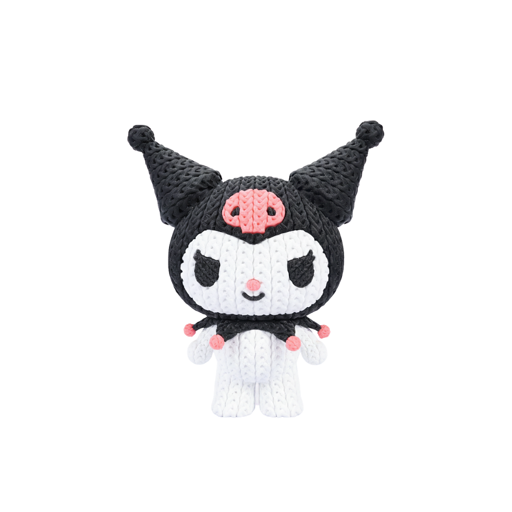 Hello Kitty Kuromi Knitted - Crochet