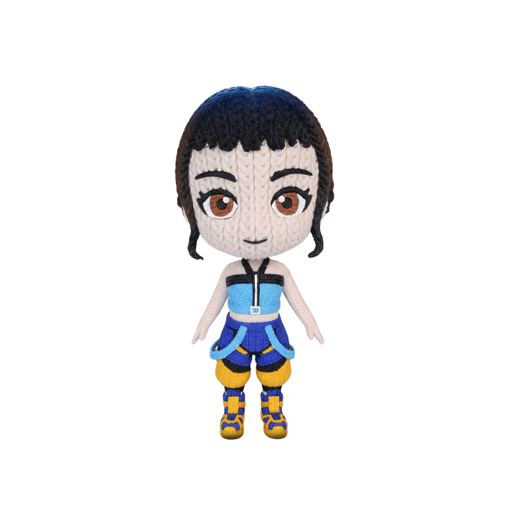 KPop Demon Hunters Zoey Huntrix Knitted - Crochet