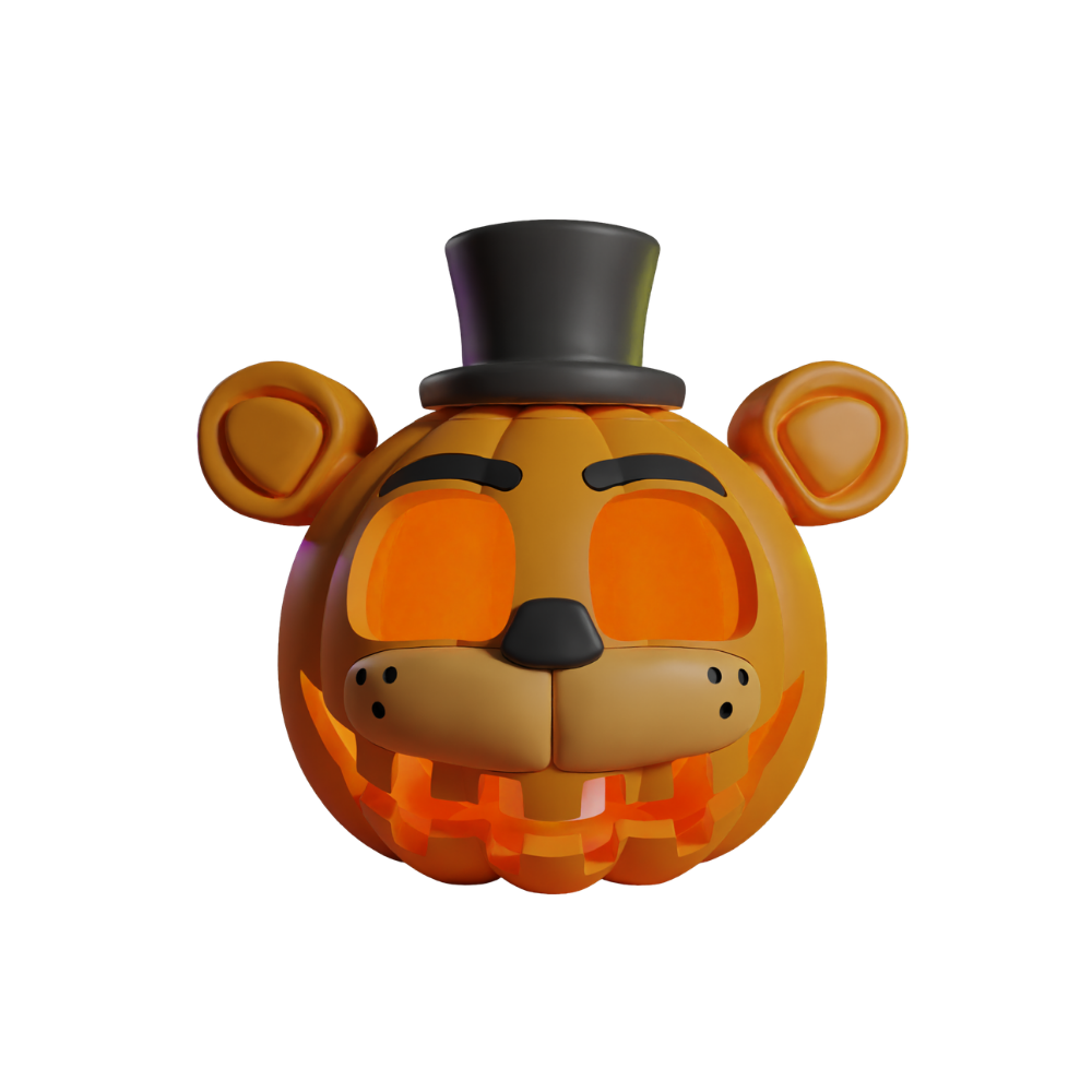 Five Nights at Freddy's Freddy Fazbear Halloween Pumpkin