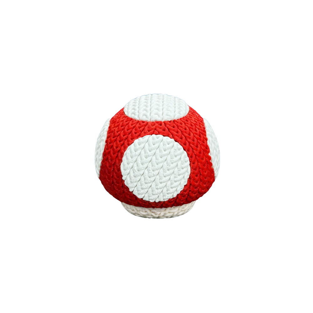 Mario Mushroom Knitted - Crochet