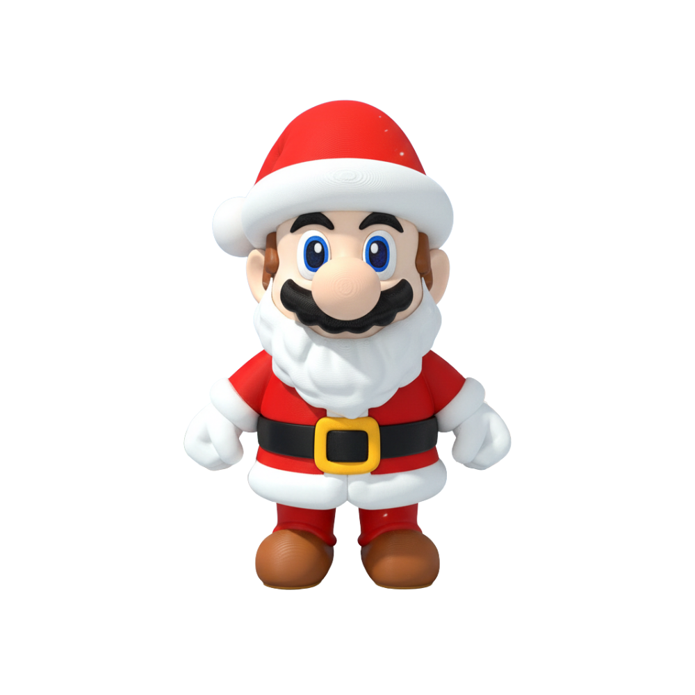 Xmas Special Mario Santa Mario Knitted - Crochet