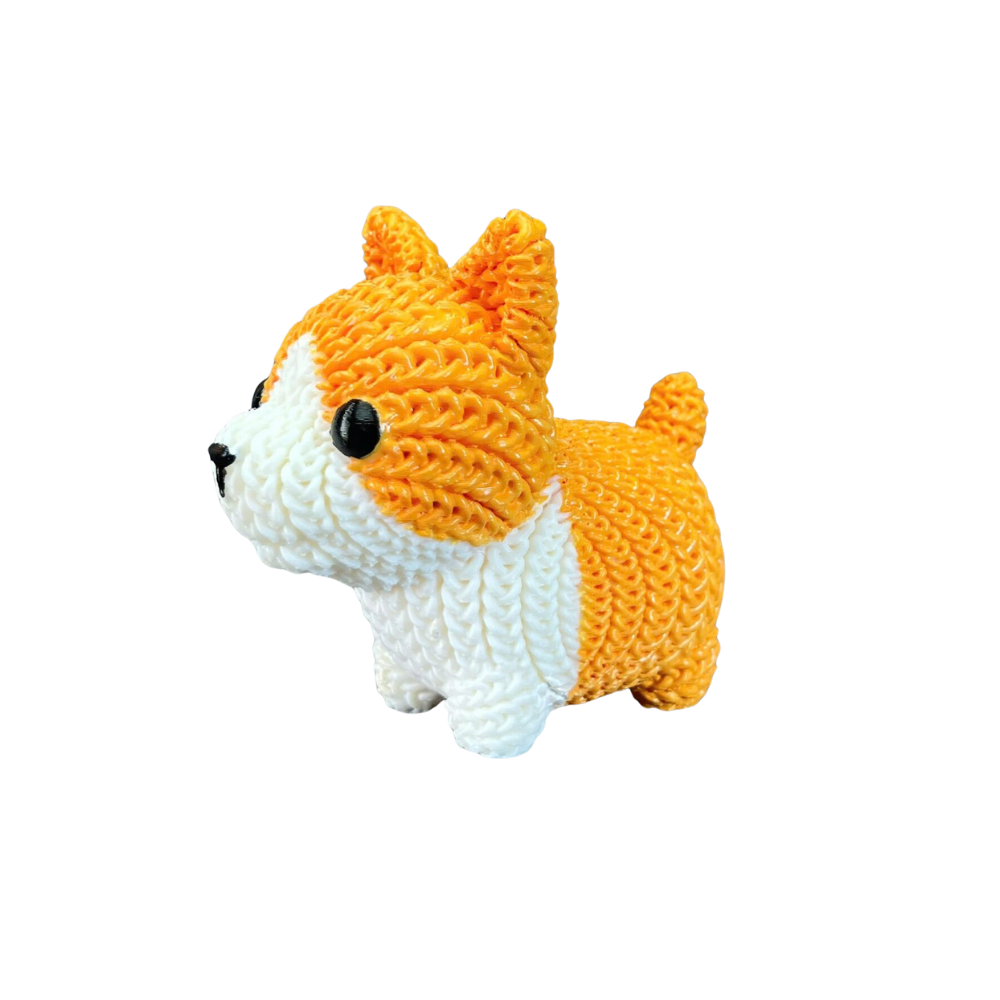 Corgi Dog Knitted - Crochet