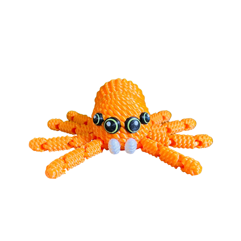 Articulated Crochet Spider Flexible w/ Magnet