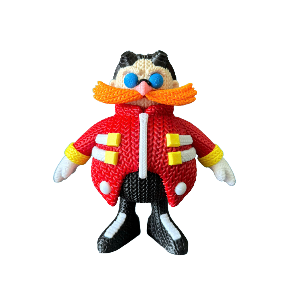 Sonic The Hedgehog Dr. Eggman Crochet Knitted - Crochet