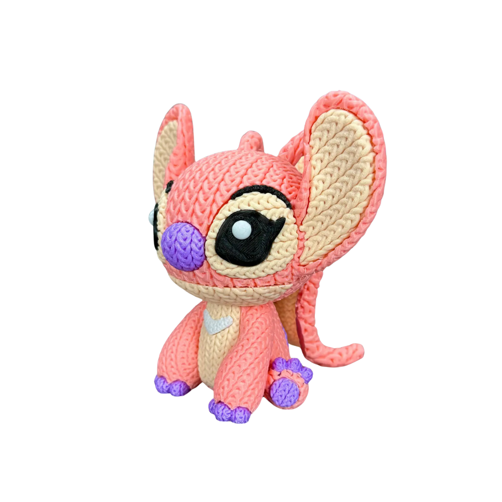 Angel Knitted - Crochet - Sitting Version - Multipart