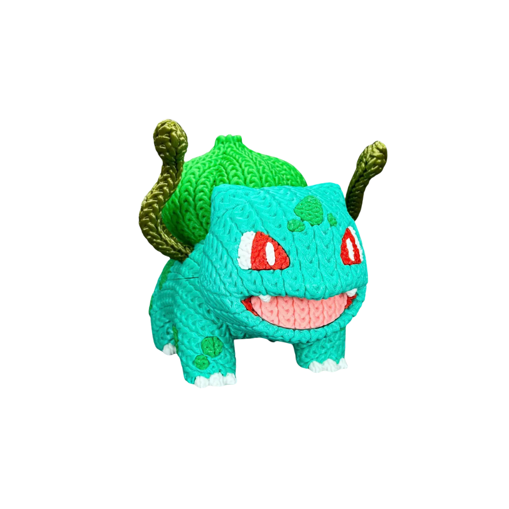 Pokemon Bulbasaur Knitted - Crochet