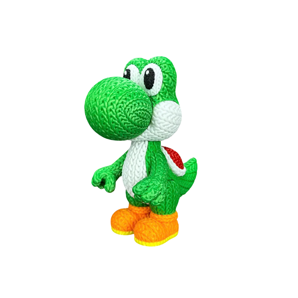 9" Mario Yoshi Knitted - Crochet