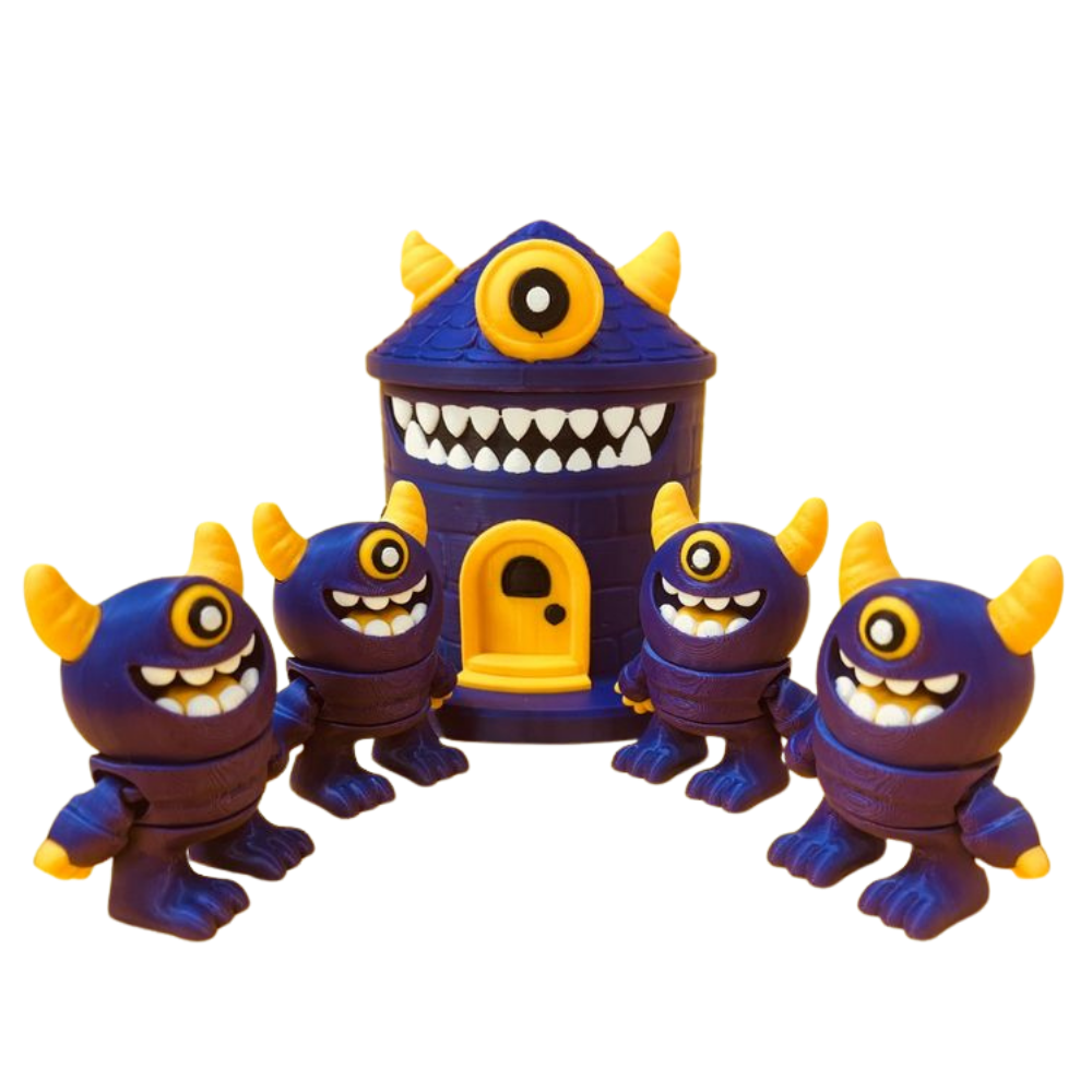 Flexi Monster And House Box