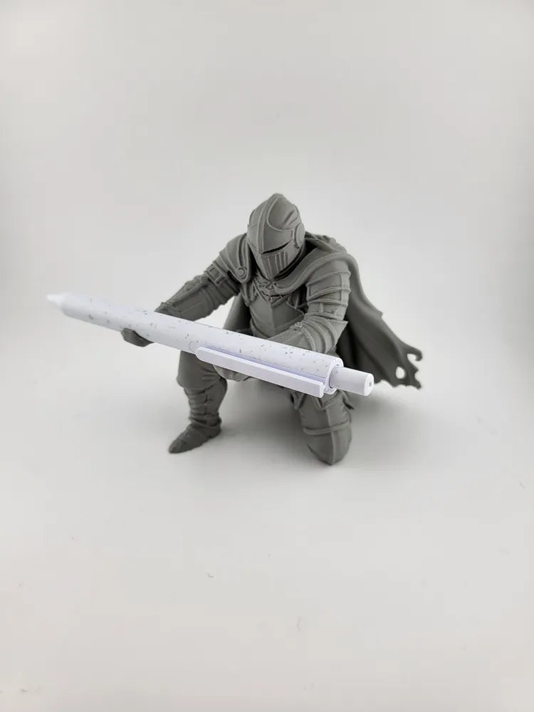 Knight Pen Holder Medieval Warrior Desk Organizer