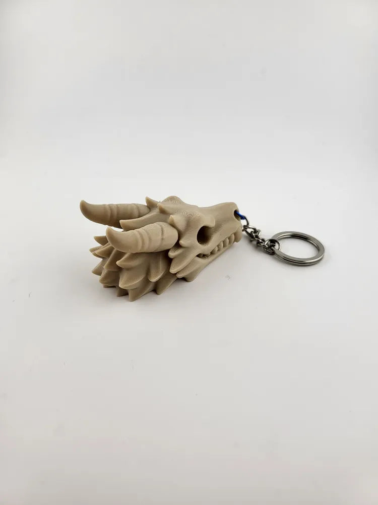 Dragon Skull Keychain
