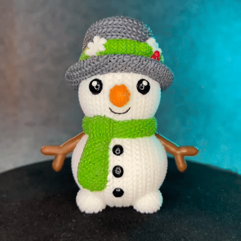 Snowman Knitted - Crochet