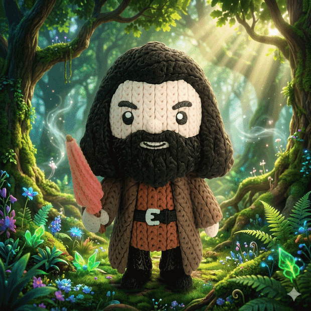 Harry Potter Series Hagrid - Knitted Crochet