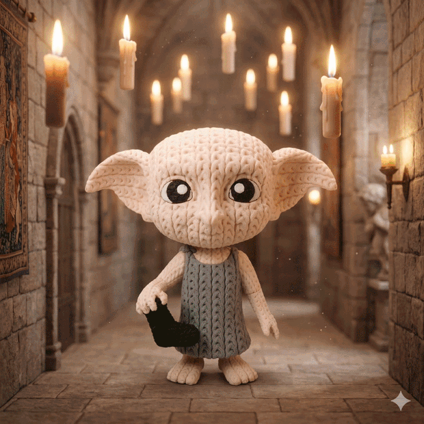 Harry Potter World Dobby Knitted - Crochet