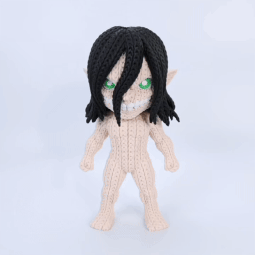 Attack on Titan Eren Titan Knitted - Crochet