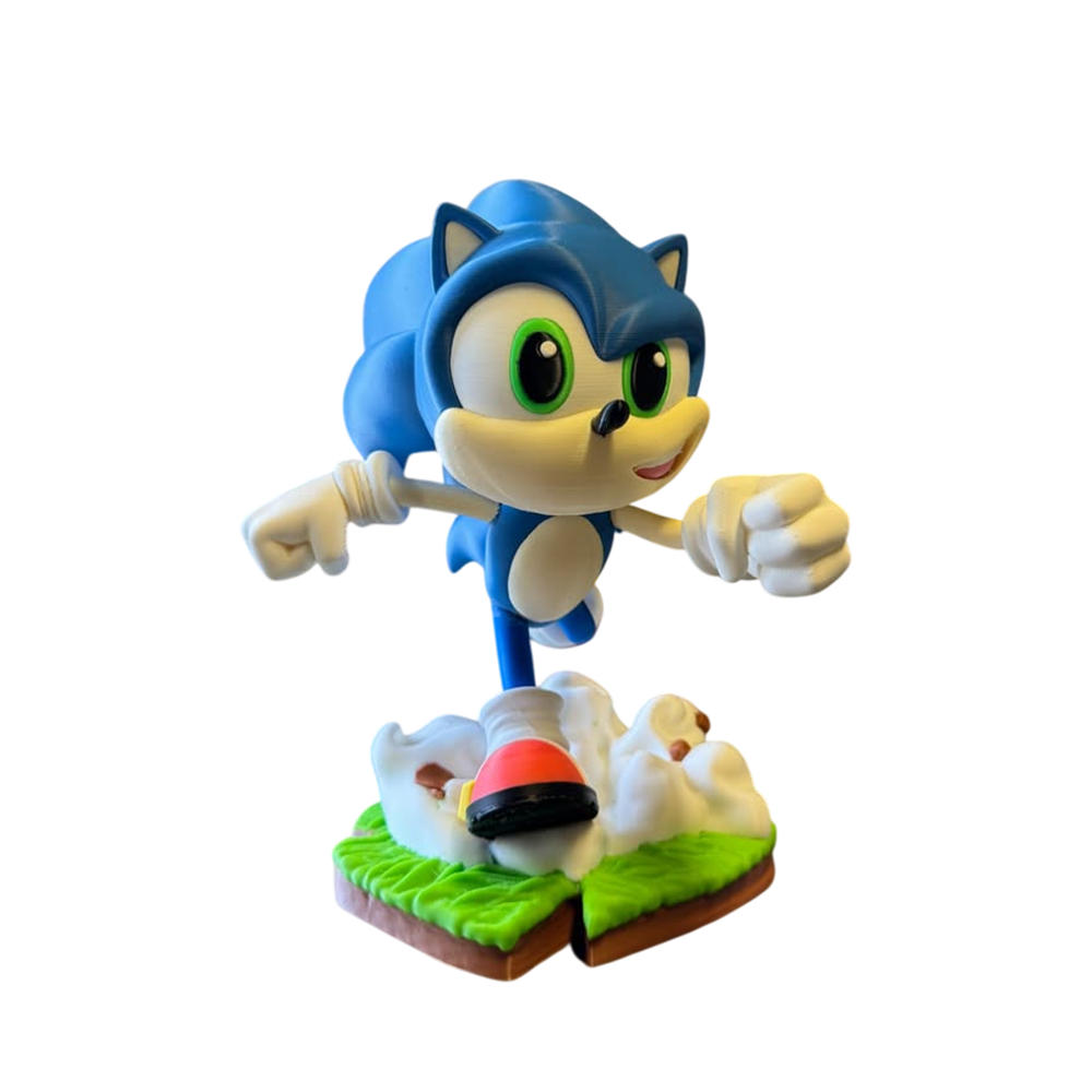 Sonic The Hedgehog 9.5” Running Display