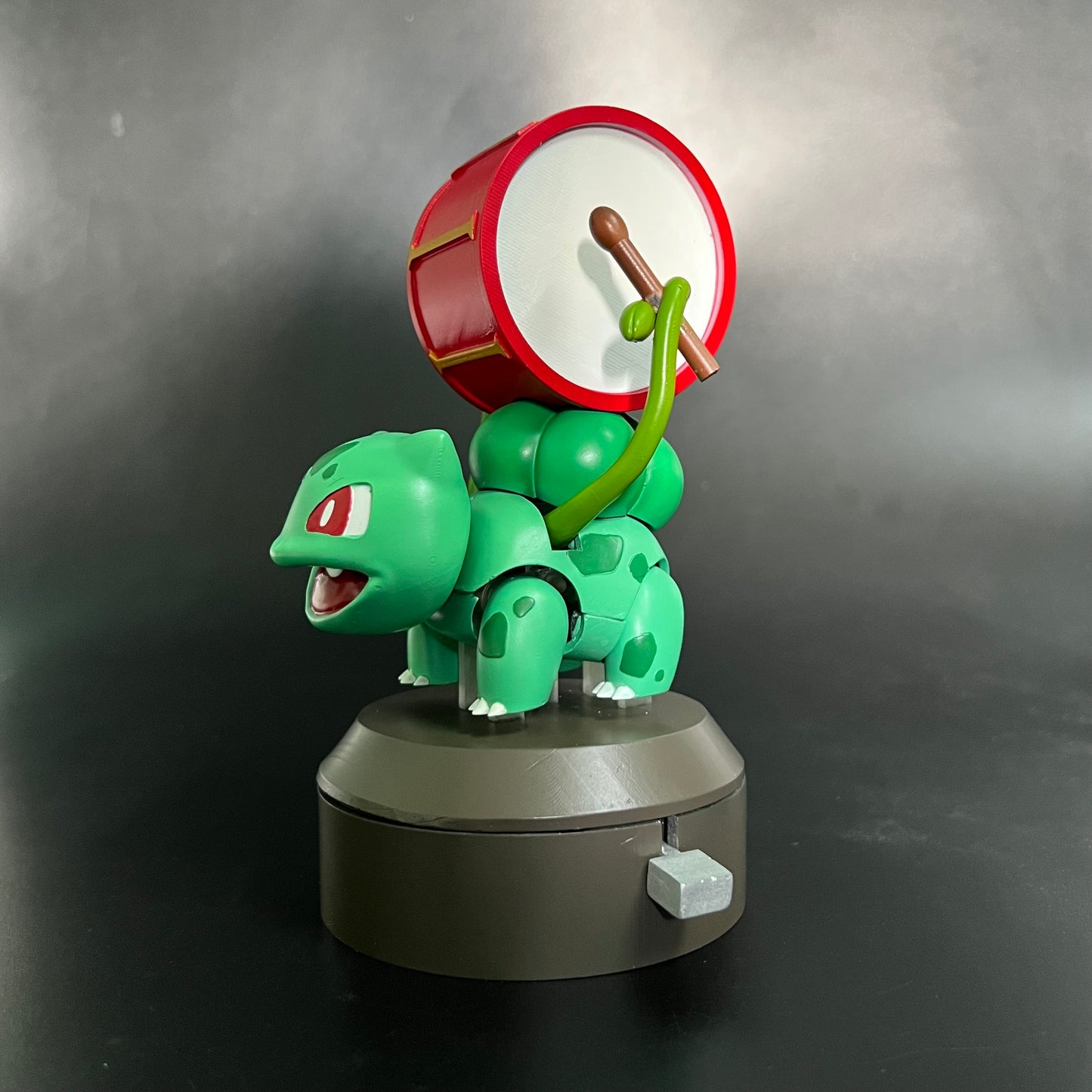 Pokemon Bulbasaur Drum Automata Flexible Articulated