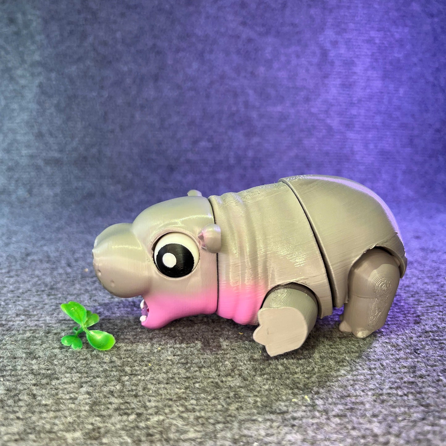 Moo Deng Hippo Articulated Flexible