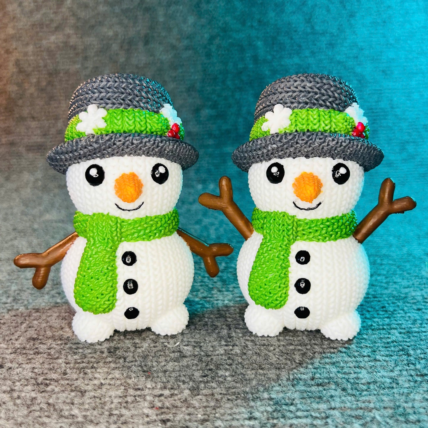 Snowman Knitted - Crochet