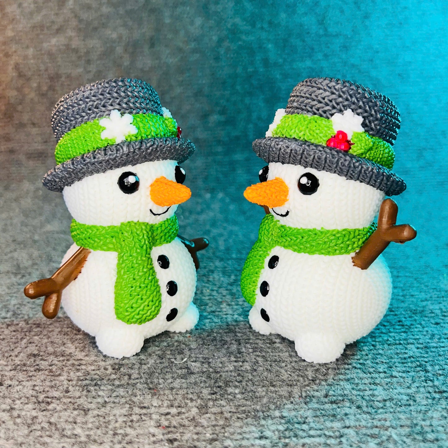 Snowman Knitted - Crochet