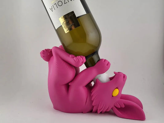 Wine Bottle Holder Bunny Stand rack bottiglia
