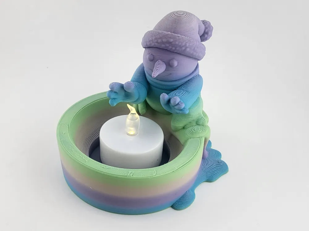 Snowman Tealight Candle Holder – Christmas Table