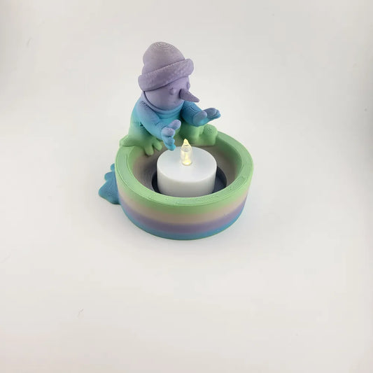 Snowman Tealight Candle Holder – Christmas Table
