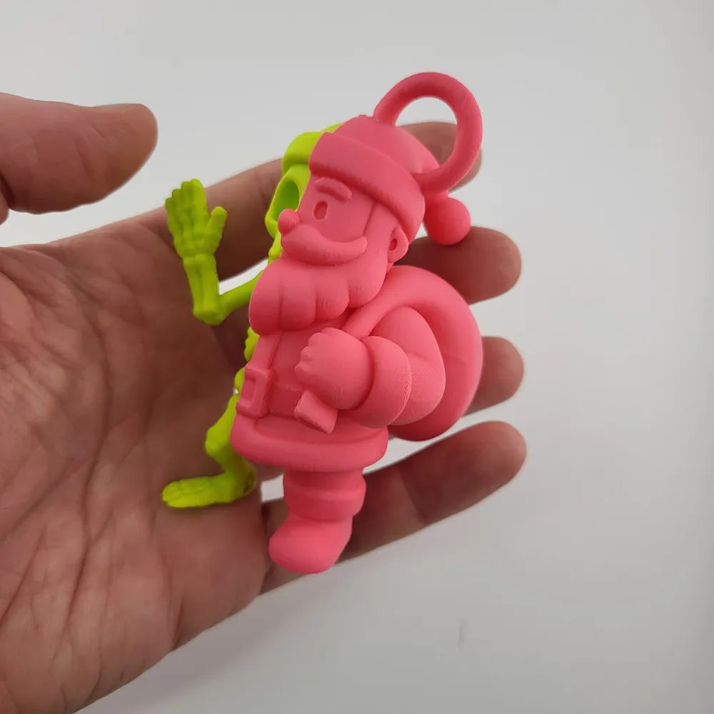 Christmas Tree Creepy Cute Decoration santa claus