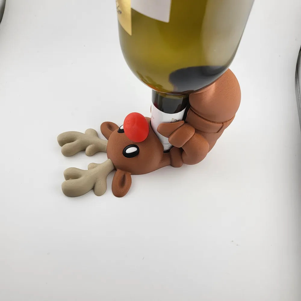 Christmas Reindeer Bottle Holder Wine Stand