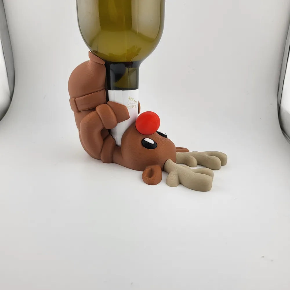 Christmas Reindeer Bottle Holder Wine Stand