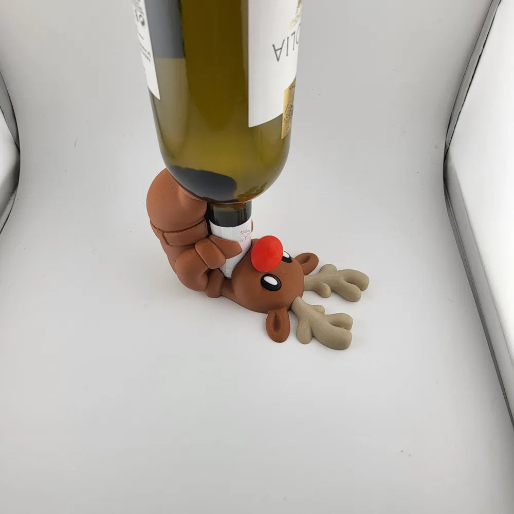 Christmas Reindeer Bottle Holder Wine Stand
