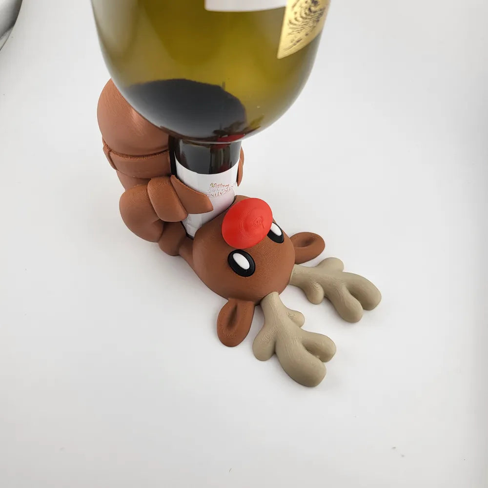 Christmas Reindeer Bottle Holder Wine Stand